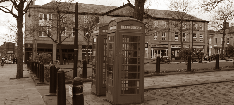 Phoneboxes near Norfolk Square